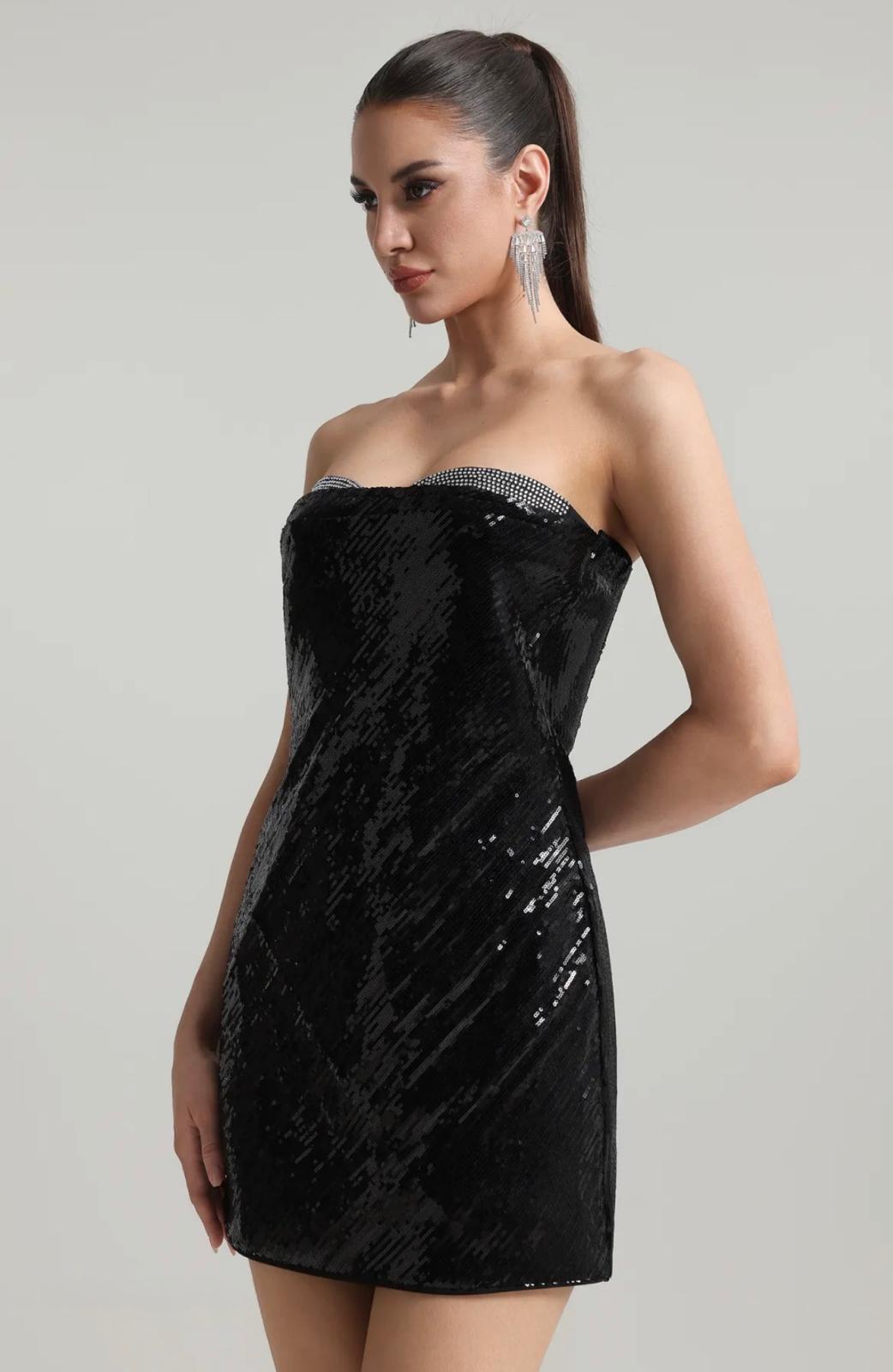 VAKANA STRAPLESS DRESS