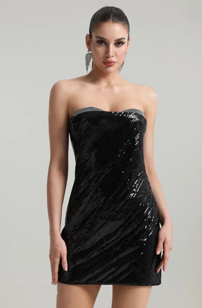 VAKANA STRAPLESS DRESS