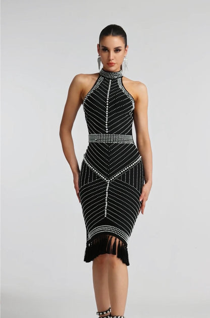 KAVA RHINESTONE DRESS