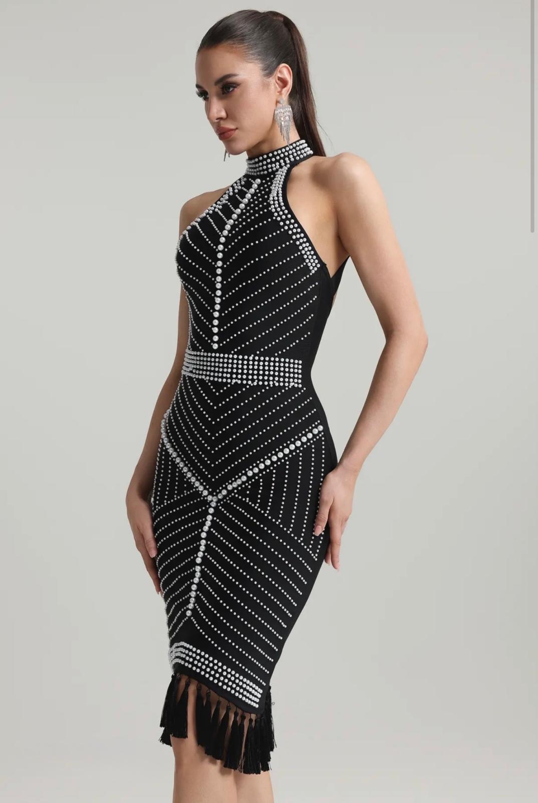 KAVA RHINESTONE DRESS