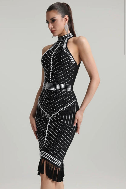 KAVA RHINESTONE DRESS